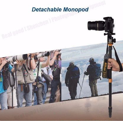Trépied Monopod Beike QZSD Q999S 148cm 15 Kg min 38cm pour macro et shooting standard