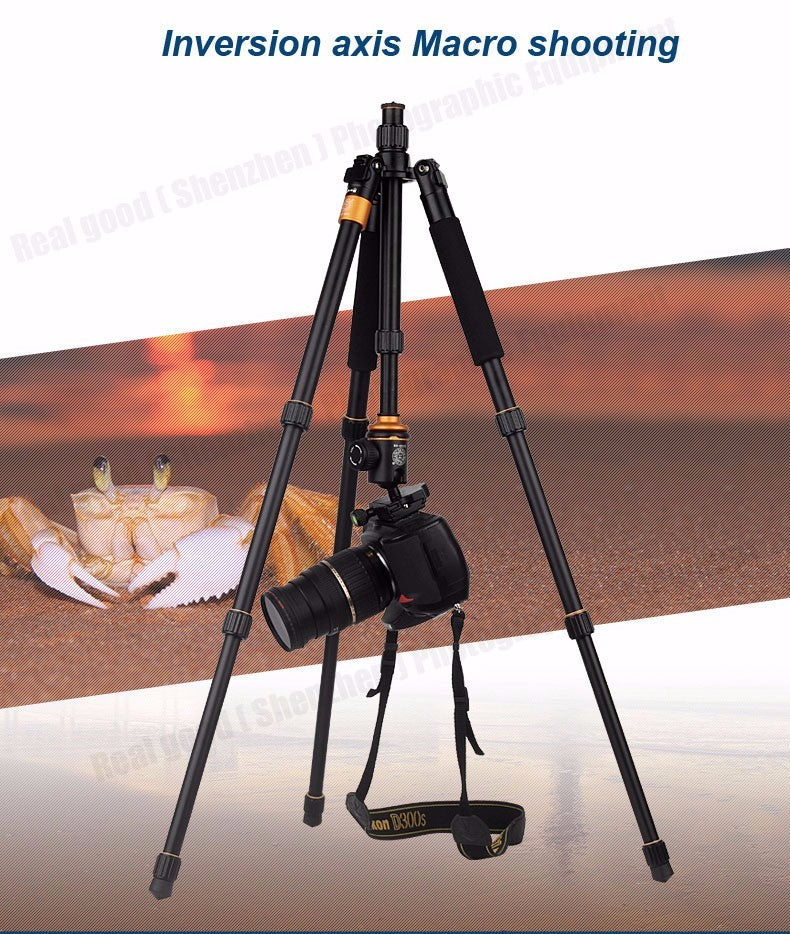 Trépied Monopod Beike QZSD Q999S 148cm 15 Kg min 38cm pour macro et shooting standard