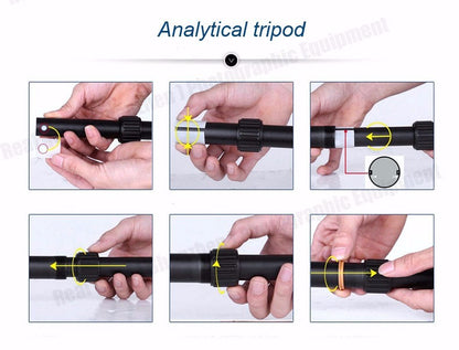 Trépied Monopod Beike QZSD Q999S 148cm 15 Kg min 38cm pour macro et shooting standard