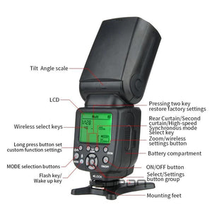 Flash Professionnel Speedlite TRIOPO TR-988 TTL pour canon et Nikon