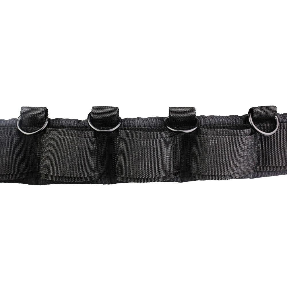Sangle ceinture JJC avec anneau pour accrocher 5 objectifs et reflex en même temps