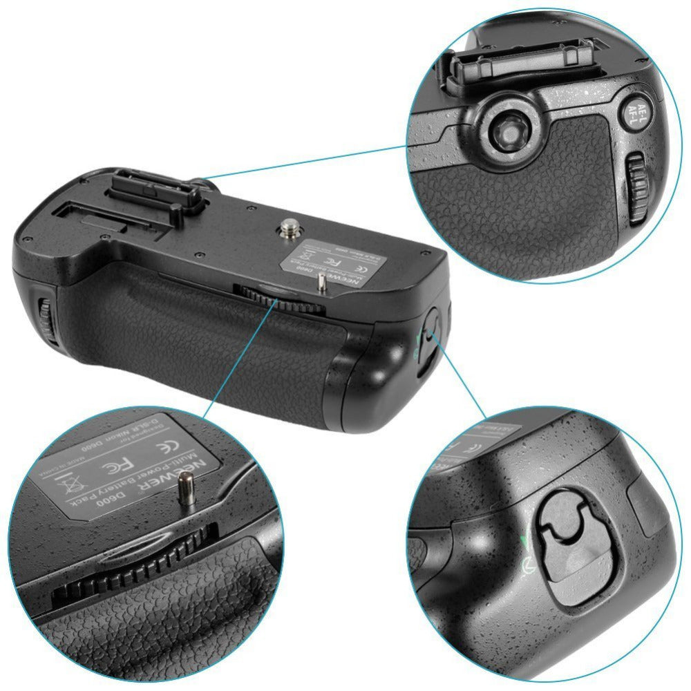 Grip générique haut de gamme Pixel MB-D14 pour Nikon D600 D610