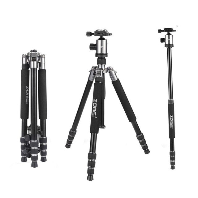 Trépied Monopod Zomei Z818 en aluminium de magnésium haute qualité 168cm