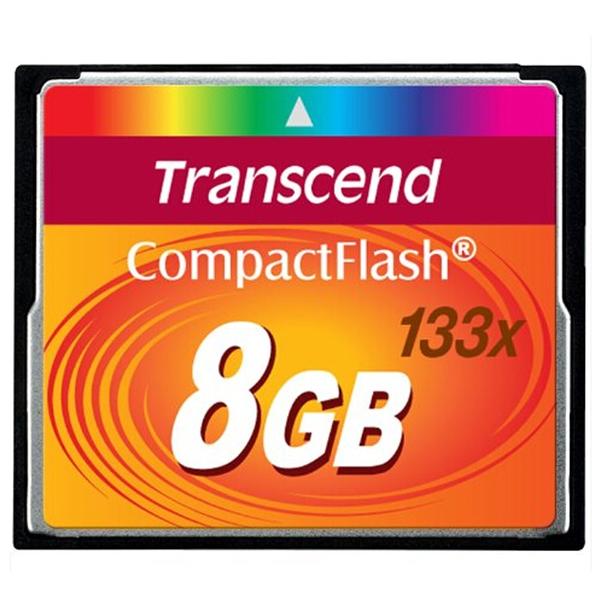 Carte mémoire CF Transcend 32GB 16GB 8GB  133x