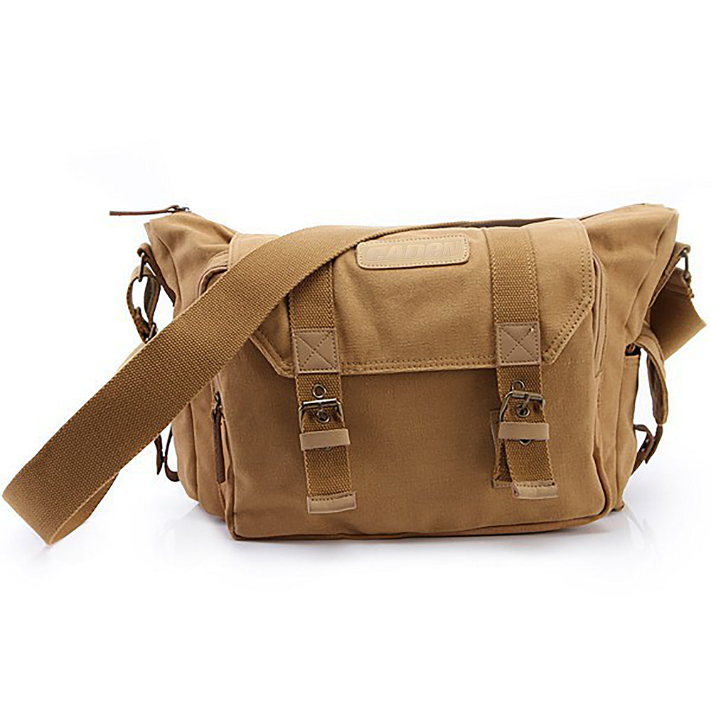 Caden Adventurer canvas bag with cotton lining