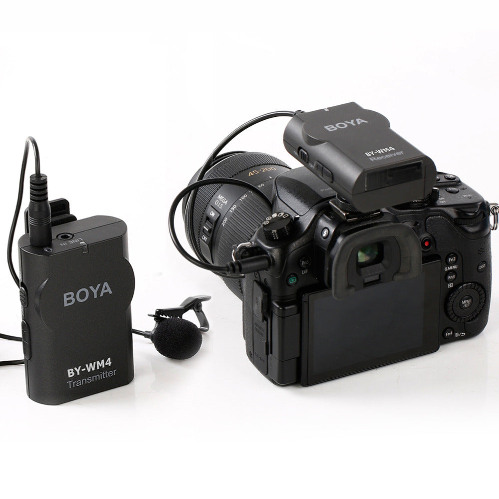 BOYA BY-WM4 Sans Fil Micro-cravate système pour Canon Nikon Sony