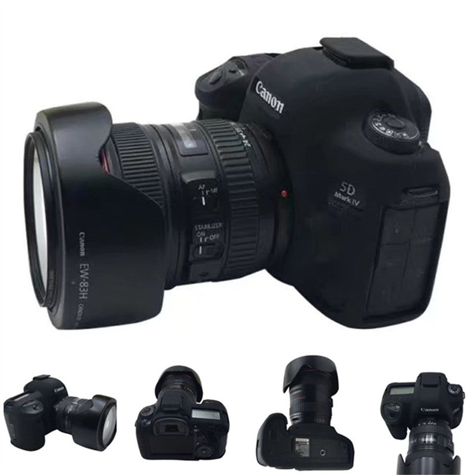 Housse silicone de protection anti-choc pour Canon 1300D 70D 80D 6D 5D3 5D4 5DSR