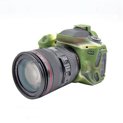 Housse silicone de protection anti-choc pour Canon 1300D 70D 80D 6D 5D3 5D4 5DSR