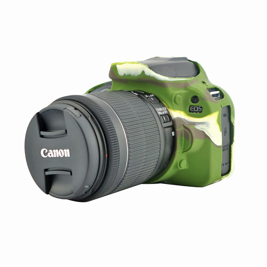 Housse silicone de protection anti-choc pour Canon 1300D 70D 80D 6D 5D3 5D4 5DSR