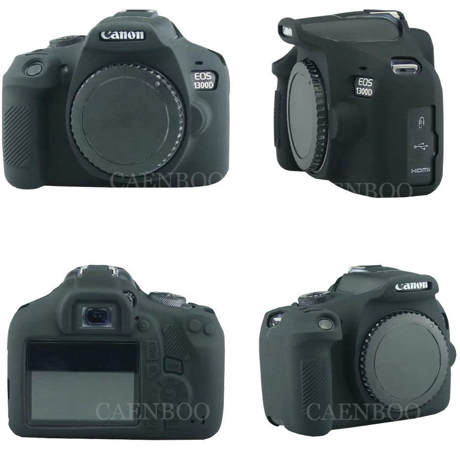 Housse silicone de protection anti-choc pour Canon 1300D 70D 80D 6D 5D3 5D4 5DSR