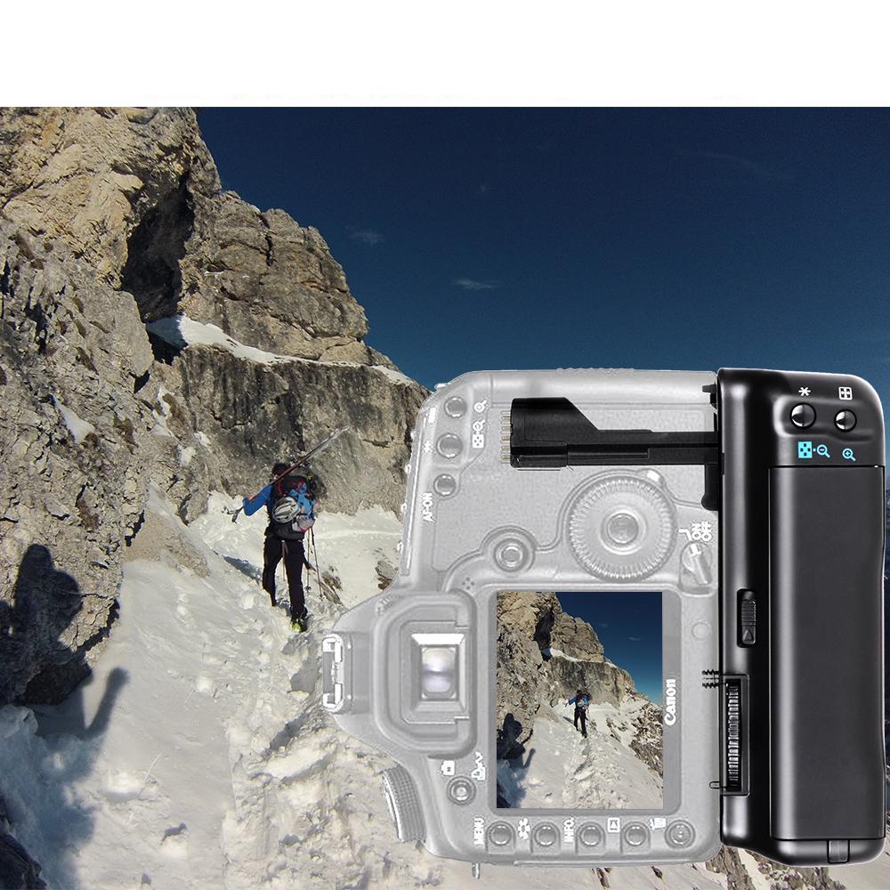 Grip générique professionnel haut de gamme TRAVOR BG-E2N pour Canon 20D 30D 40D 50D