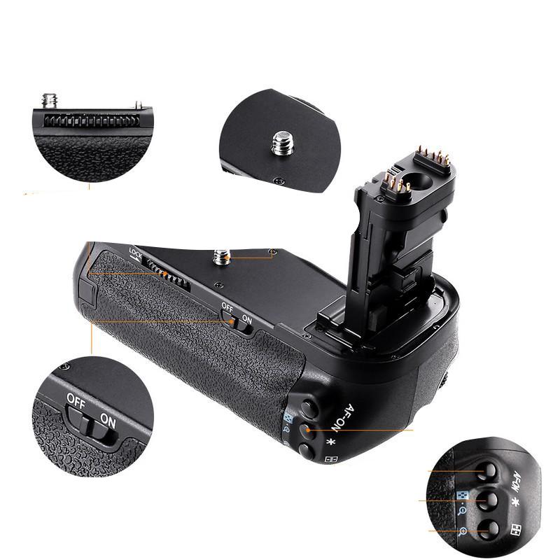 Grip générique professionnel haut de gamme TRAVOR BG-E9 pour Canon 60D 60Da