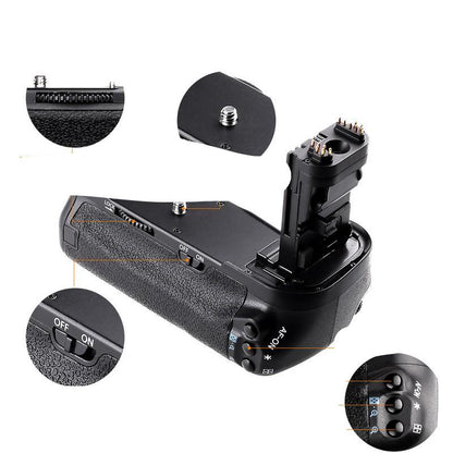 Grip générique professionnel haut de gamme TRAVOR BG-E9 pour Canon 60D 60Da