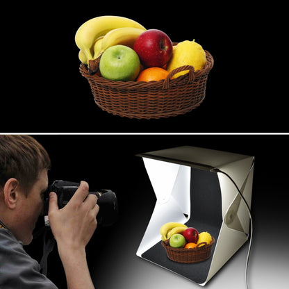 Studio Box équipé de LED pour prendre des photo d'objet