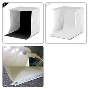 Studio Box équipé de LED pour prendre des photo d'objet