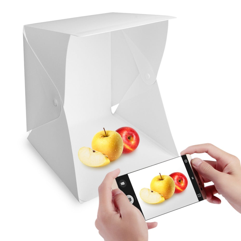 Studio Box équipé de LED pour prendre des photo d'objet