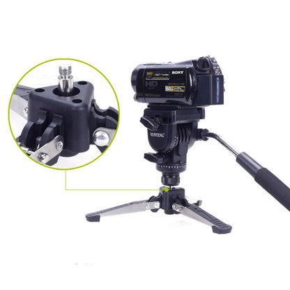 Monopod Yunteng VCT-288 1M48 3Kg + tète fluide + Support pour support reflex