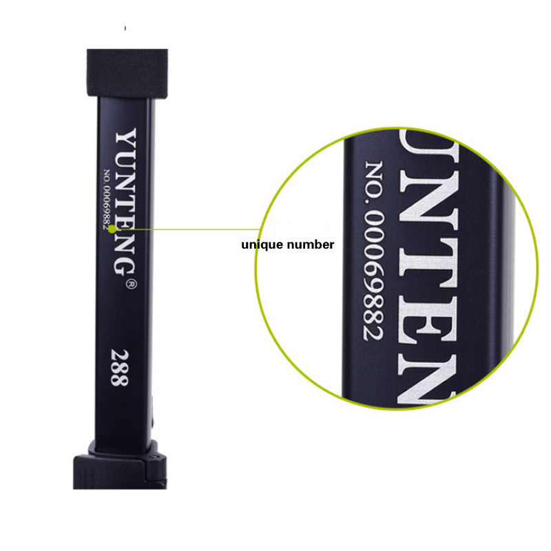 Monopod Yunteng VCT-288 1M48 3Kg + tète fluide + Support pour support reflex