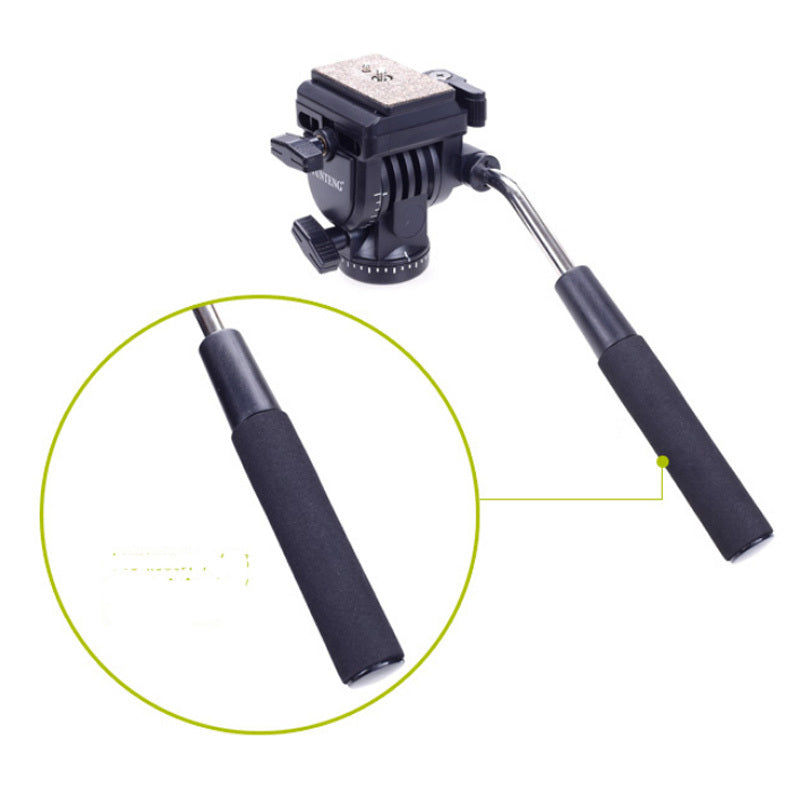 Monopod Yunteng VCT-288 1M48 3Kg + tète fluide + Support pour support reflex