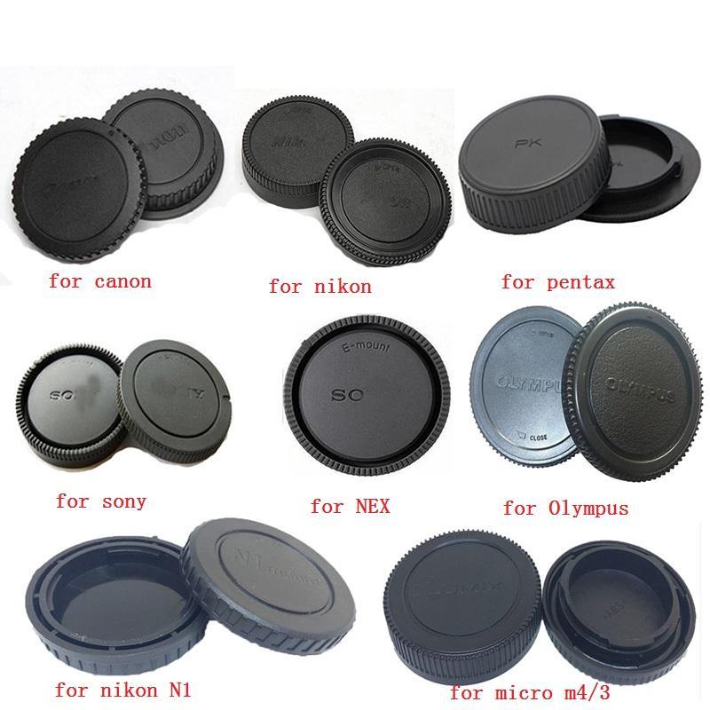 Bouchon avant arrière: Canon, Nikon, Sony a, Nex E, Pent, Olympus, M43, Nikon n1