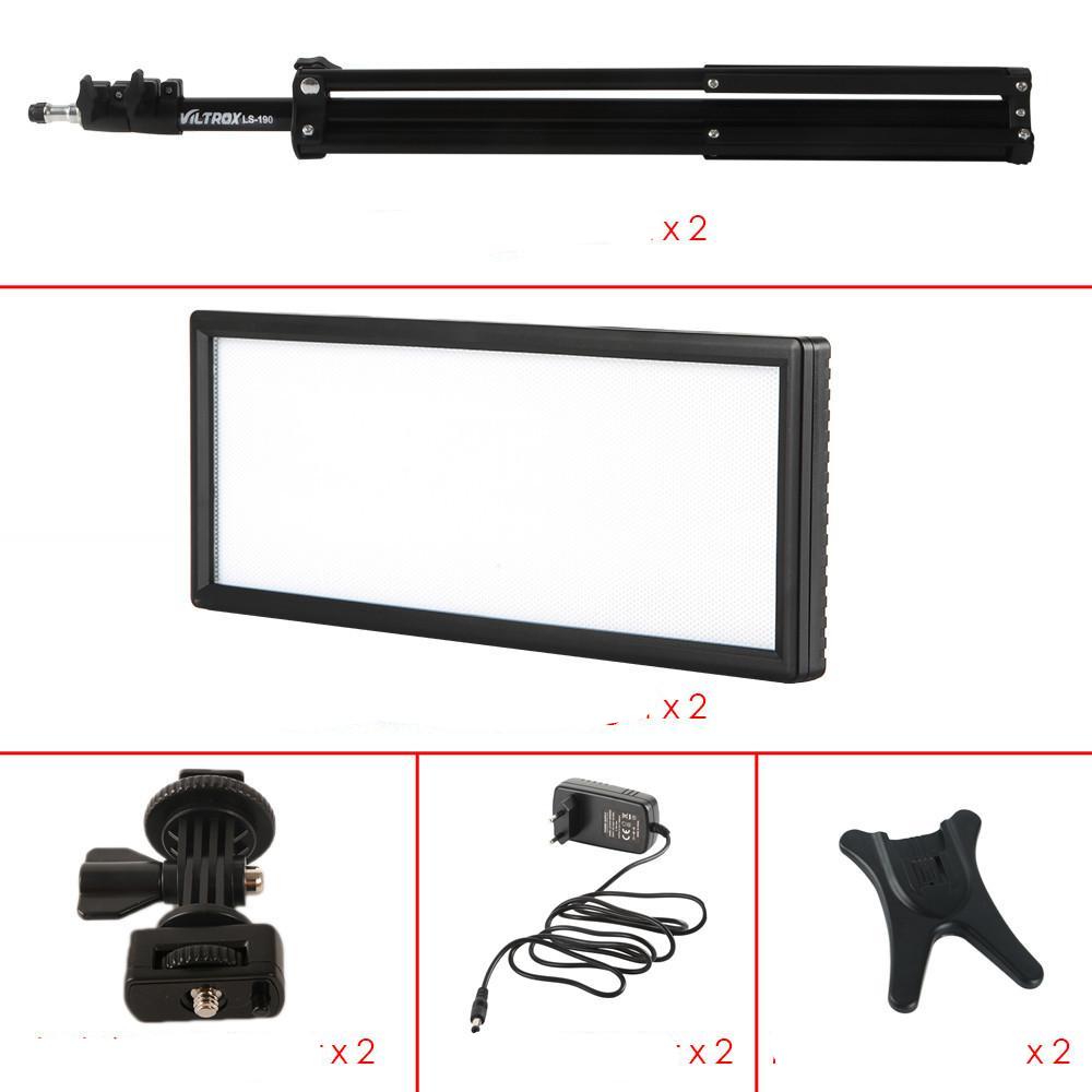 Viltrox L132T Dual 132 LED Panel with Tripod