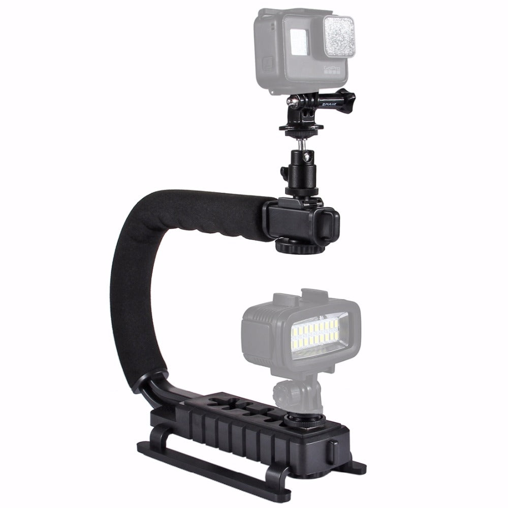 Steadicam universelle Mangrip tout reflex + LED et Micro