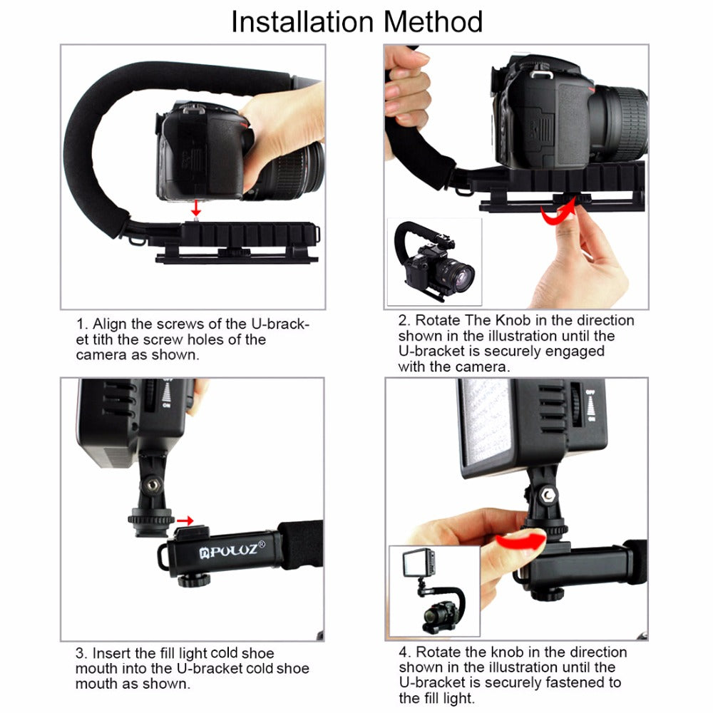 Steadycam PULUZ + accessoires