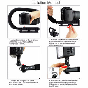 Steadycam PULUZ + accessoires