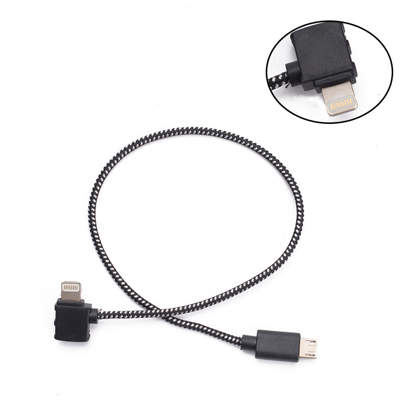 Câble de connexion pour drone DJI Spark (IOS, android, micro usb)
