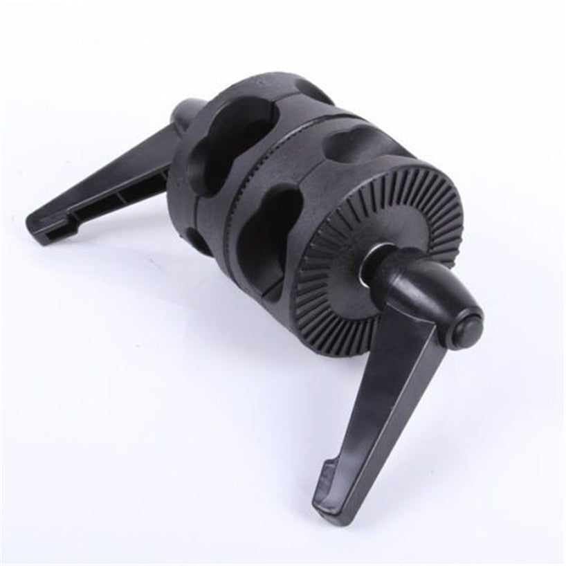 Double pince à tête pivotante Supon pour fixer tout support d'éclairage à un trépied d'éclairage...