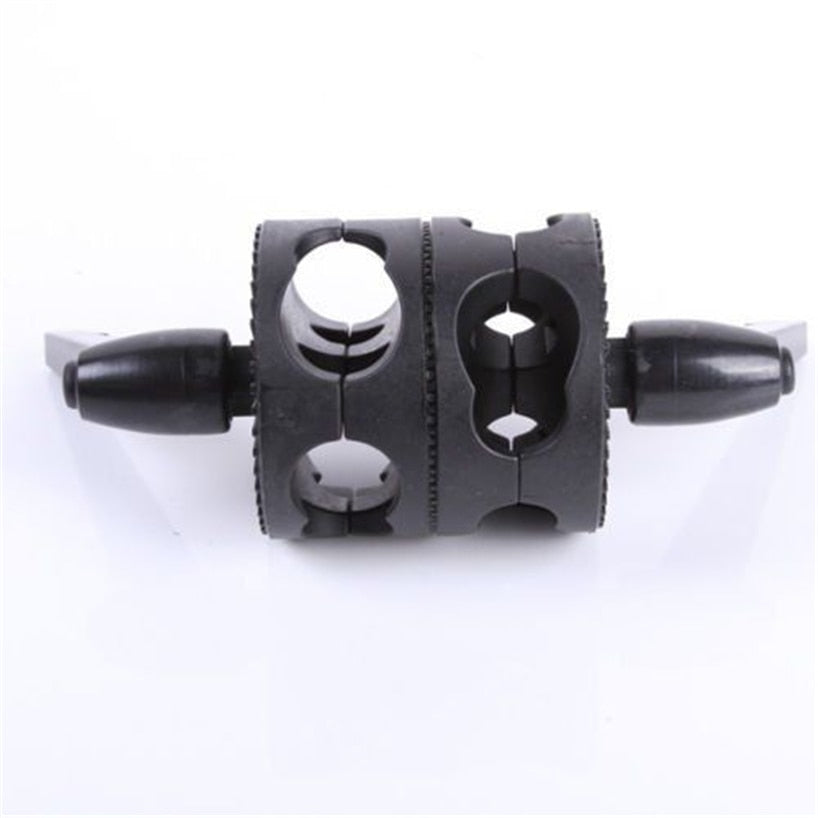 Double pince à tête pivotante Supon pour fixer tout support d'éclairage à un trépied d'éclairage...