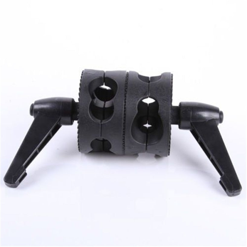 Double pince à tête pivotante Supon pour fixer tout support d'éclairage à un trépied d'éclairage...