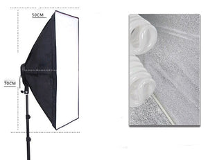 Eclairage LED studio 45W + porteur de LED + softbox + trépied