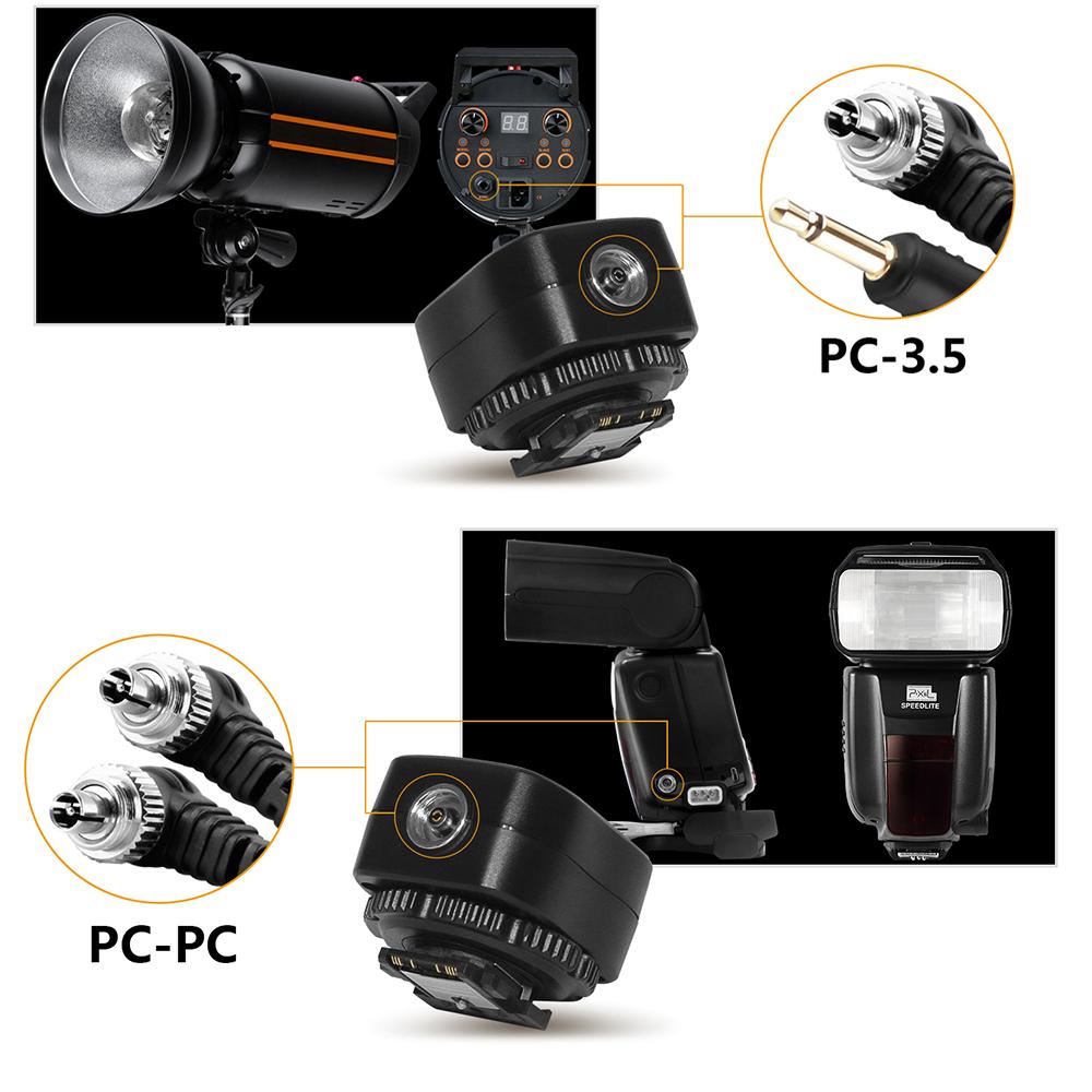 Adaptateur Flash PIXEL TF-334 pour sony A7 A7 iii A9 A7SII A7RII A7II A6000 A6500 etc...