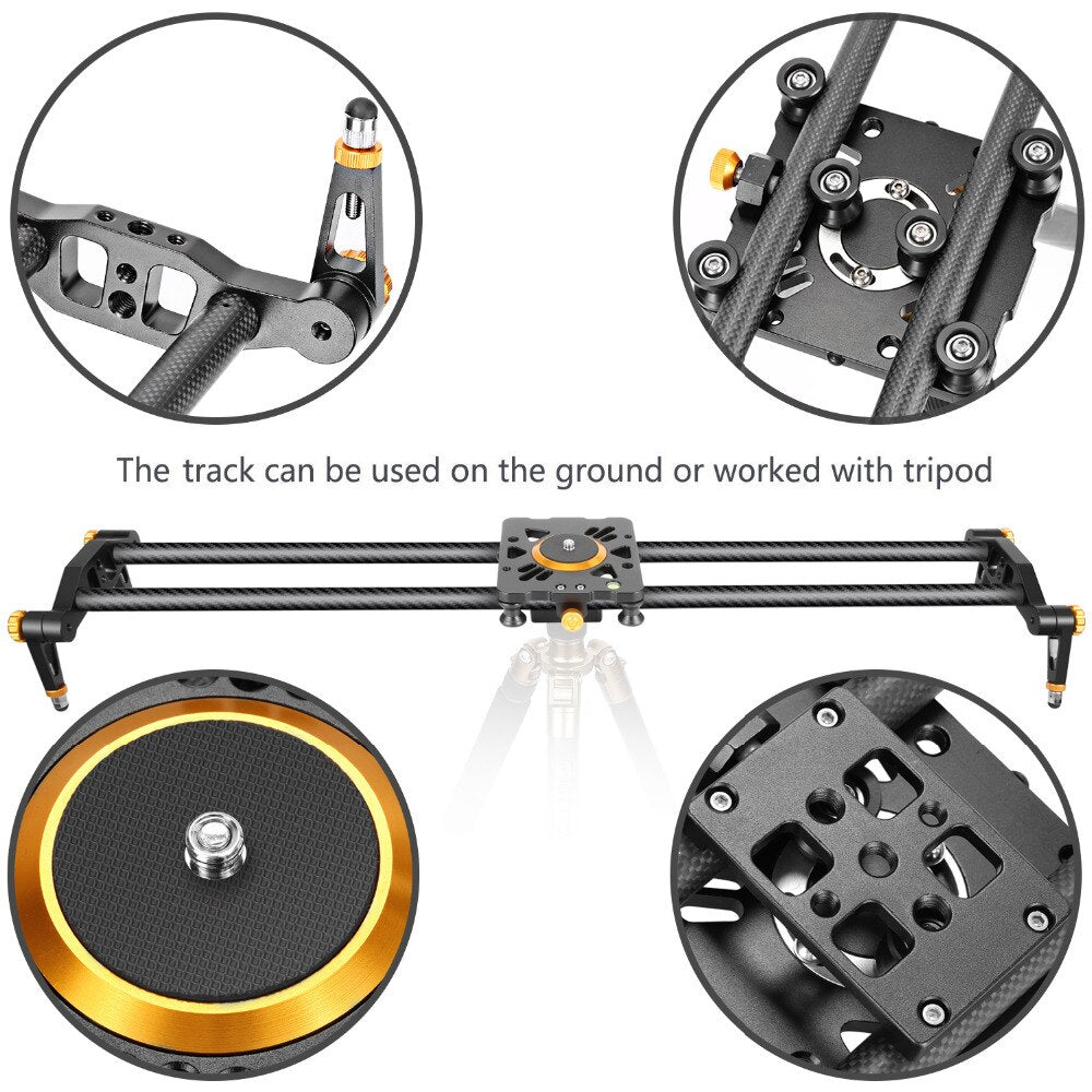 Barre de slide Neewer en carbone pour Canon Nikon Sony...