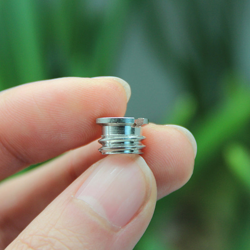 Lot de 10 vis convertisseur femelle 1/4 à mâle 3/8 pour trépied, reflex, accessoires...