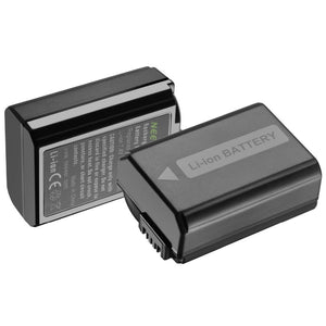 Chargeur double + 2 batteries Neewer pour Sony NP-FW50, A7R II, A7 II, A3000, A6300, A6500
