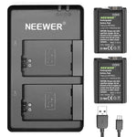 Chargeur double + 2 batteries Neewer pour Sony NP-FW50, A7R II, A7 II, A3000, A6300, A6500