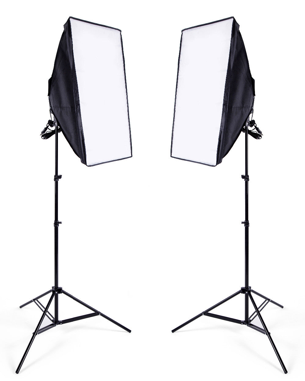 Kit éclairage LED Studio professionnel avec 8 LED 60 w + Adoucisseur x2 + trépied x2