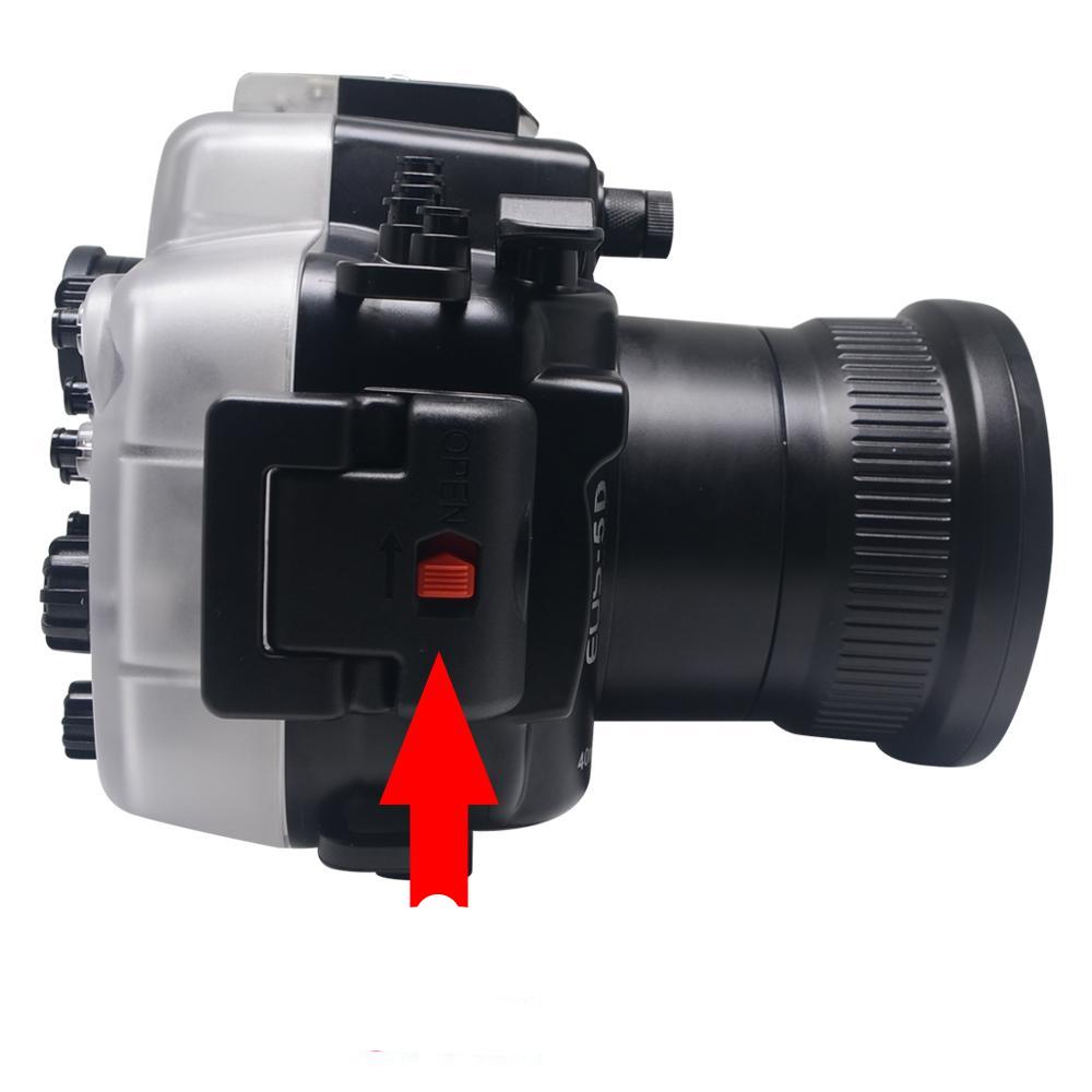 Caisson de plongé étanche Sea Frogs 40m pour Canon EOS 5D Mark III et IV + 24 105 mm