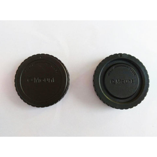 Bouchon objectif et reflex avant arrière pour Pentax monture Q