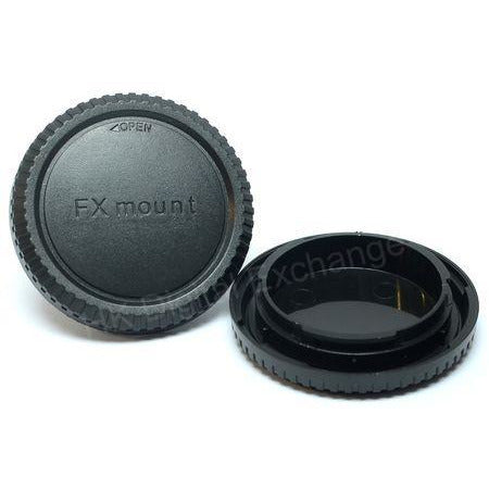 Bouchon objectif reflex avant arrière pour Fuji monture FX