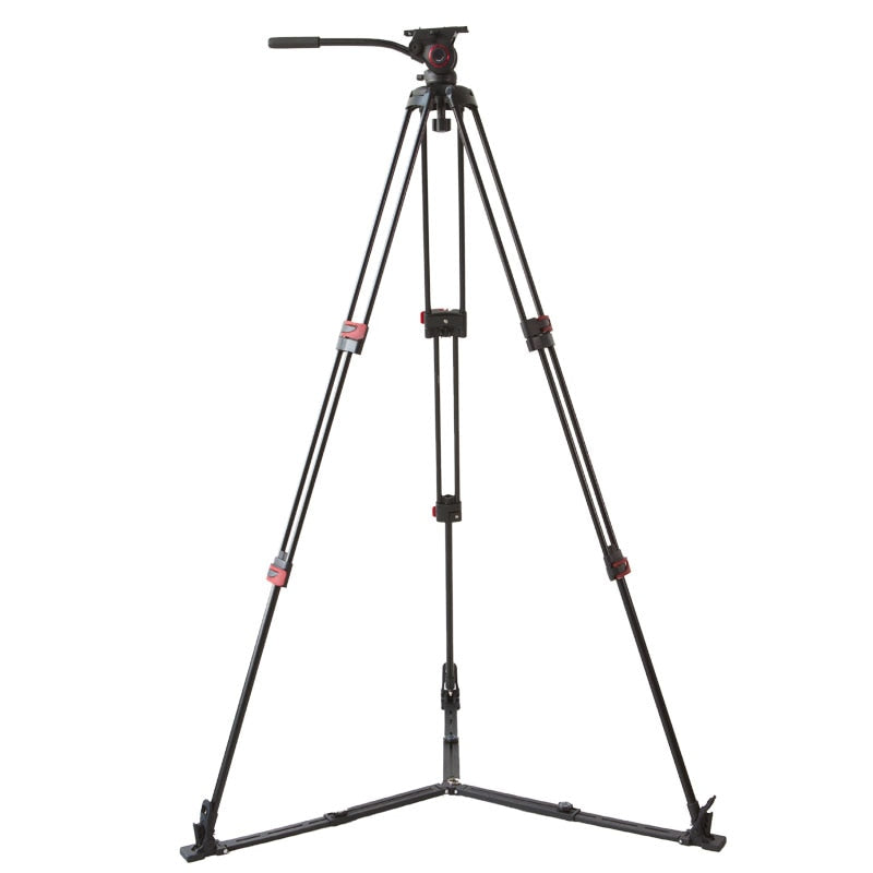Trépied tripod professionnel Miliboo MTT609B 15kg 170 cm à tête panoramique en fibre de carbone
