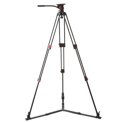 Trépied tripod professionnel Miliboo MTT609B 15kg 170 cm à tête panoramique en fibre de carbone