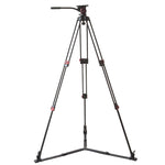 Trépied tripod professionnel Miliboo MTT609B 15kg 170 cm à tête panoramique en fibre de carbone