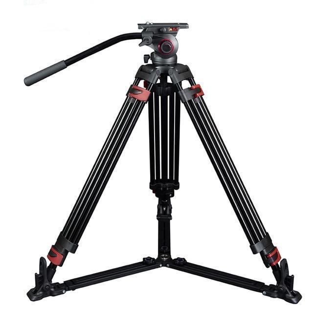 Trépied tripod professionnel Miliboo MTT609B 15kg 170 cm à tête panoramique en fibre de carbone