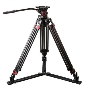 Trépied tripod professionnel Miliboo MTT609B 15kg 170 cm à tête panoramique en fibre de carbone