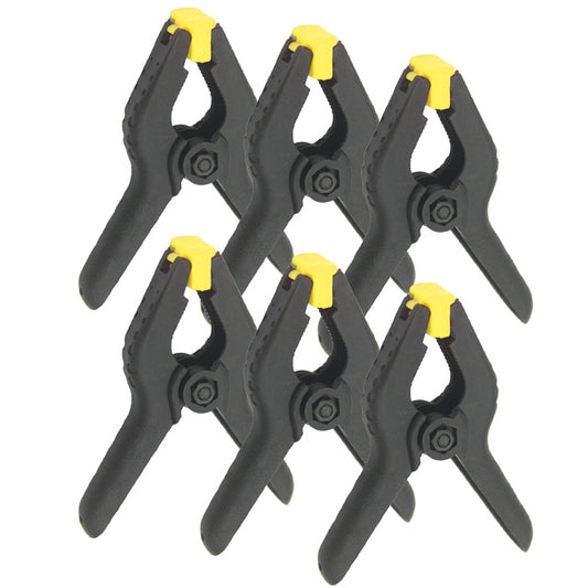 Lot de 6 pinces de 7cm pour accrocher tout type de décor sur stand de fond de studio professionnel