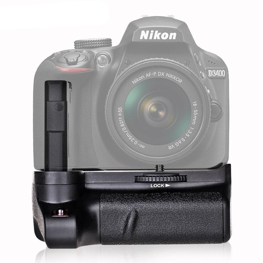 Grip générique haut de gamme Travor BG-2V EN-EL14 pour Nikon D3400