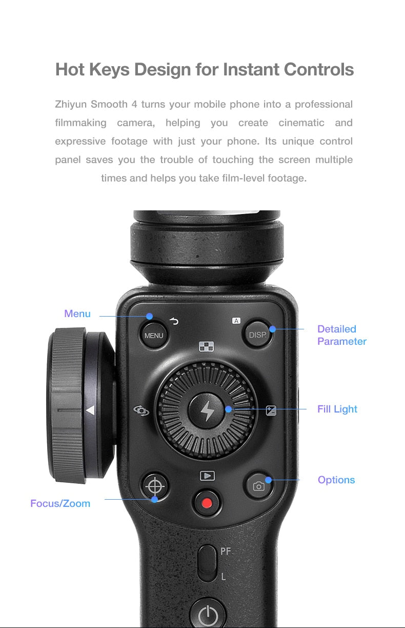 Stabilisateur Gimabal Zhiyun Smooth 4